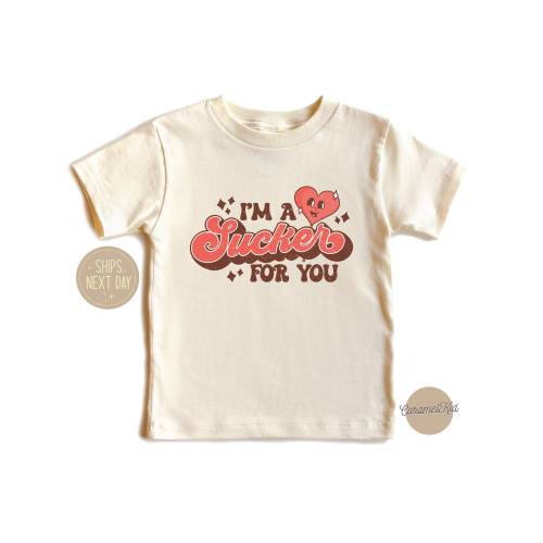 I am a Sucker For You Shirt, Gift Shirt For Boy Girl Friend, Cute Baby Bodysuit, I am a Sucker For You Kid Tee, Cute Valentine's Day Shirt