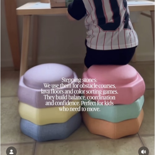 StepPebbles and FREE Balance Board | Pastel