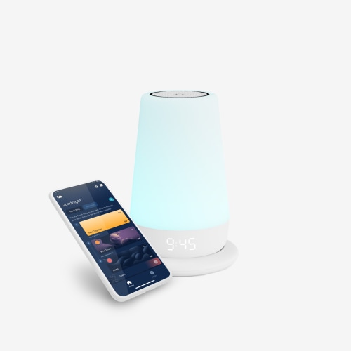 Hatch Rest+ 2nd gen - Portable backup-battery powered, Night Light, Sound Machine, and Time-to-Rise | Hatch