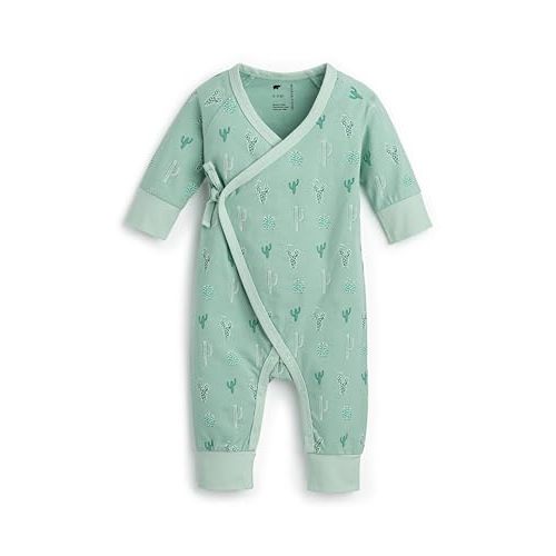 MONICA + ANDY baby-girls Organic Kimono Tie One-piece