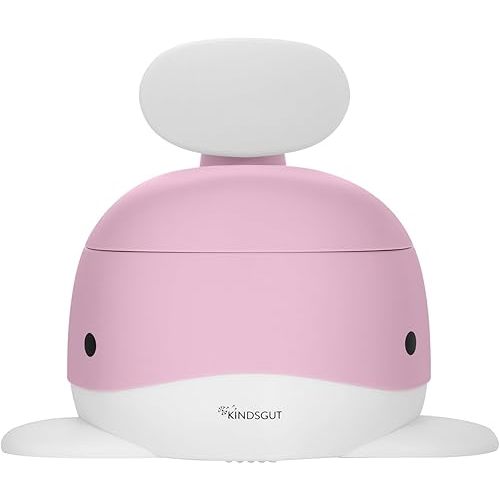 Kindsgut Potty Training Toilet in Whale Design, Designed in Germany, Potty Training in a Beautiful Design, Pink