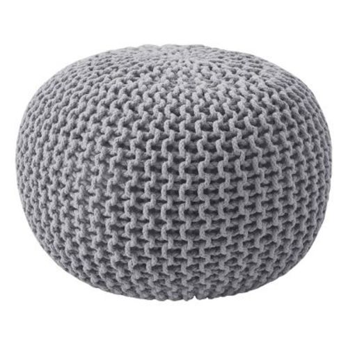 Round Pouf Foot Stool Ottoman by Sweet Home Collection