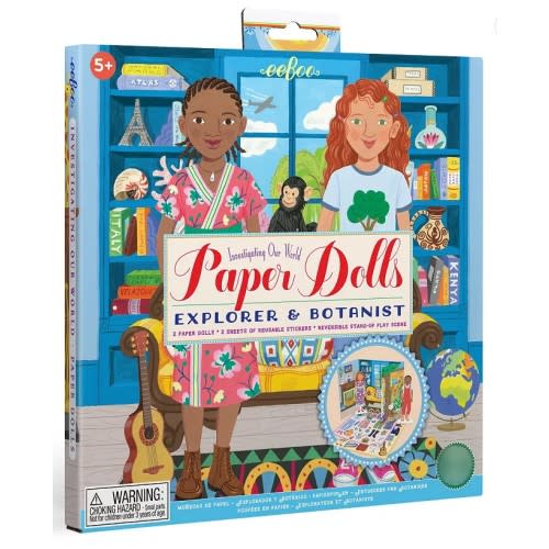 eeBoo: Paper Dolls: Explorer & Botanist
