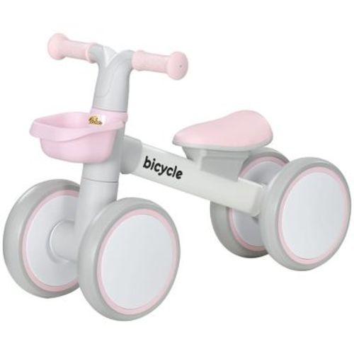 Balance Bike for Toddlers 1-3 Years with Adjustable Seat, Silent Wheels, No Pedal Bike