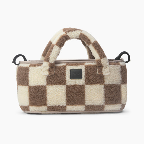 7AM Enfant Checkered Stroller Organizer - Checkers Tan