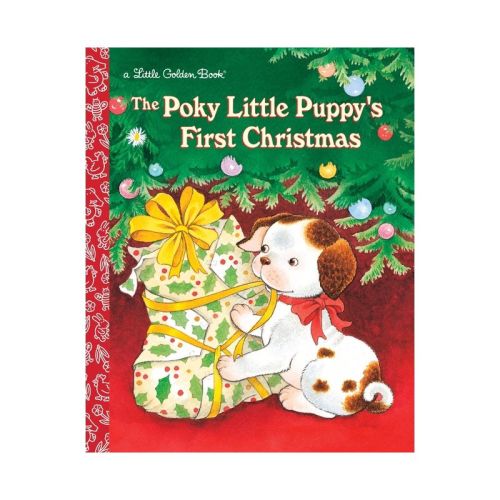 The Poky Little Puppy's First Christmas - (Little Golden Book) by Justine Korman (Hardcover)