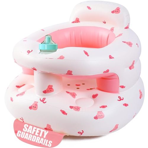 Upgraded Inflatable Baby Seat 3-36 Months, Baby Chair Sit Me Up Floor Seat