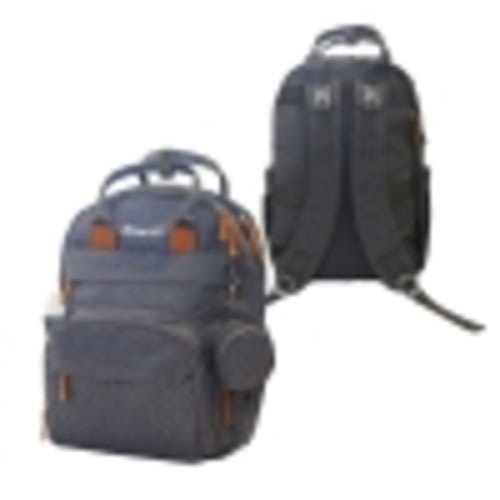 Grey Diaper Backpack: Snap-on Consumer
