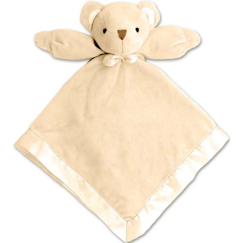 OCINAPALS Plush Bear Baby Lovey, 18" x 18" Security Blanket