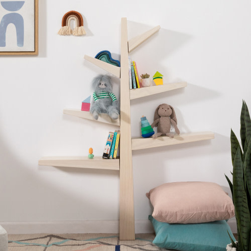 babyletto Spruce Tree Bookcase - Washed Natural
