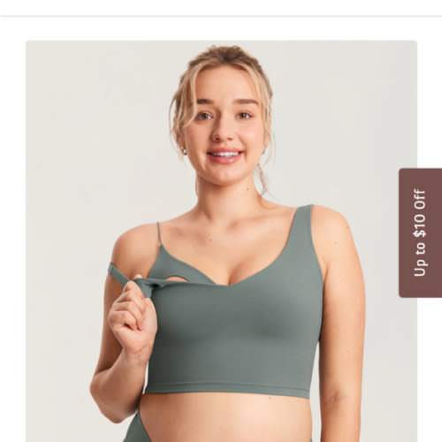 Natrelax® Nursing Crop Tank Top