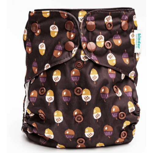 Nature: Essentials Pocket Cloth Diaper with Athletic Wicking Jersey, Grows with your Baby