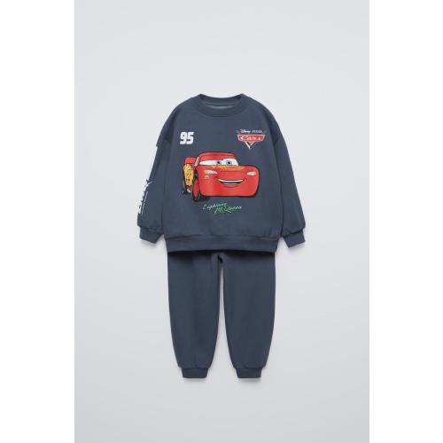 CARS LIGHTNING MCQUEEN © DISNEY SWEATSHIRT AND JOGGERS MATCHING SET - Blue | ZARA United States