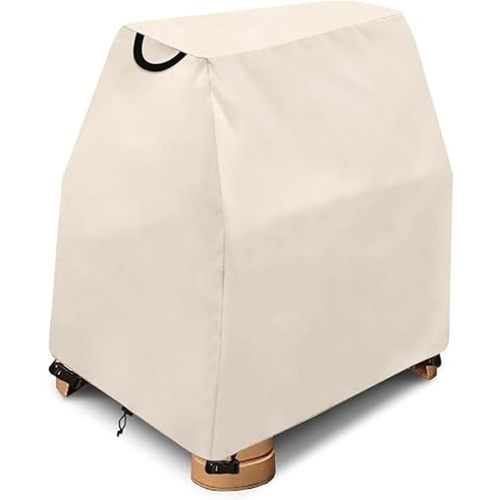 AKEfit Kids Water Table Cover Fits Rain Showers Splash Pond Water Table for Toddlers, Waterproof Dustproof Outdoor Toys Cover, Beige