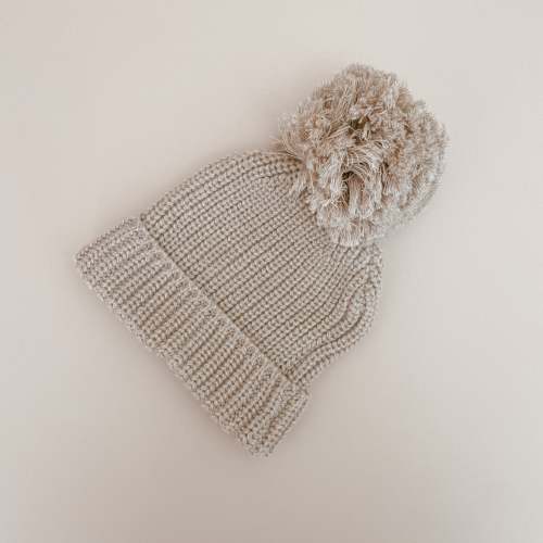 Mini Knit Beanie - Fawn