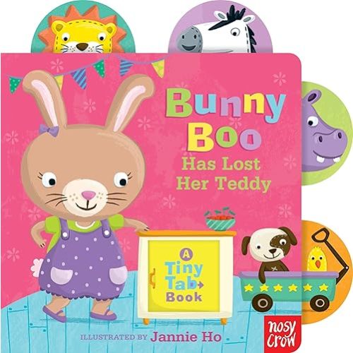 Bunny Boo Has Lost Her Teddy: A Tiny Tab Book (An Interactive Pull-Tab Slider Peekaboo Board Book for Babies and Toddlers - Perfect for Bedtime) Board book – Illustrated, February 11, 2014
