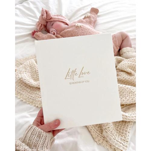 Photo Album | 12 months | 5x7inch | baby memory book | baby keepsake | baby gift | baby shower gift | baby album | linen cover album