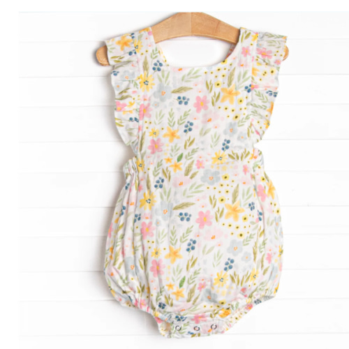 Flower Fields Muslin Bubble, Pink – Stitchy Fish