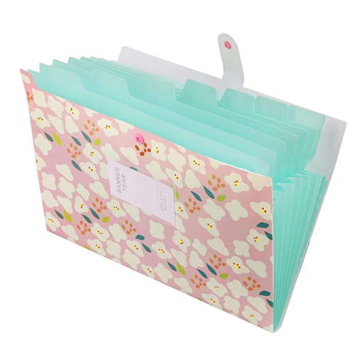 GERsome 7-Pocket Expanding File, Plastic Expandable File Folder with Pockets, A4/Letter Size Accordion Organizer Folder, for School and Office Supplies