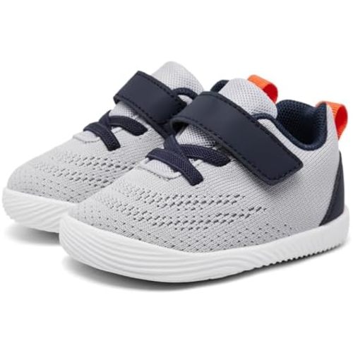 MORENDL Toddler Sneakers Baby Boys & Girls Barefoot Shoes Lightweight Breathable Walking Running Tennis Athletic Sport Shoes