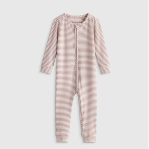 Softest Rib One Piece in Lilac Stripe