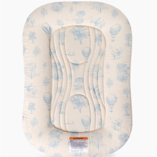Infant Lounger Wave | Blue Toile