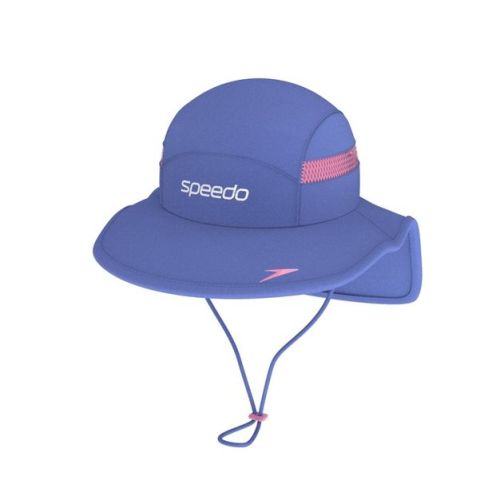 Speedo Infant Polyester Bucket Hat - Easygoing Blue/Pink Wink