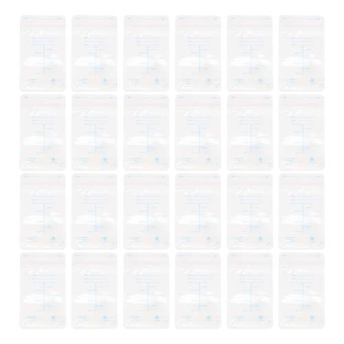 Hims 60pcs Breastmilk Storage Bag Self-standing Breast Milk Bags Seal Breast Milk Bags