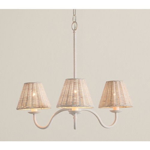 Bria Hammel Rattan Chandelier (22")
