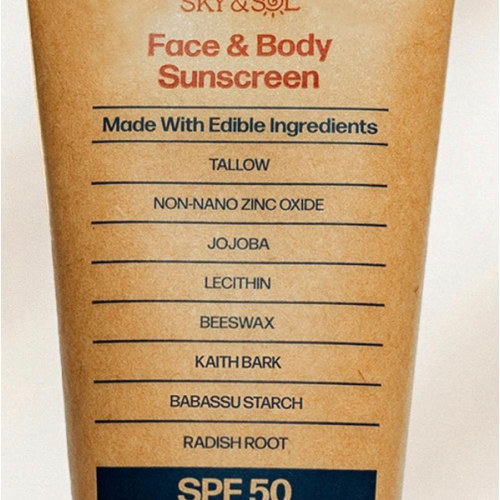 Sky and Sol Face & Body Sunscreen
