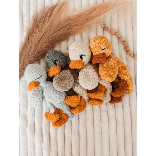 Ready to ship | Duck Snuggler | mallard duck lovey | crochet duck plushie | duck emotional blanket | woodland duck lovey | hunting nursery