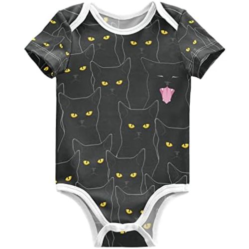 Cute Friesian Cow Baby Short Sleeve Bodysuits Romper Unisex Infant Outfit Clothes for Boy Girl kids