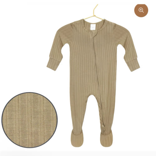 Jake Ribbed Zipper Footies