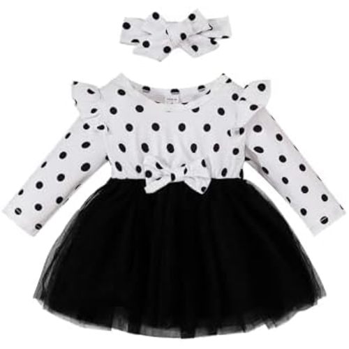 Baby Girl Dress Newborn Toddler Girl Fall Winter Dress Tutu Tulle Dresses for Girls