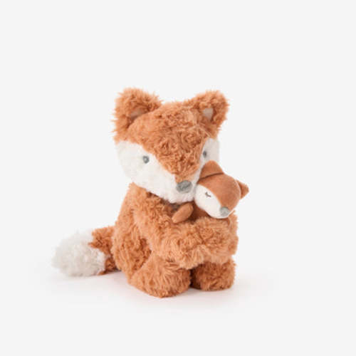 Mama + Baby Fox Plush Toy Set – Elegant Baby