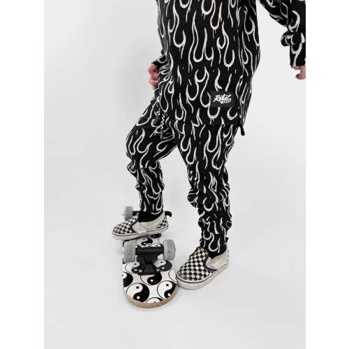 Organic Ribbed Set in Fuego