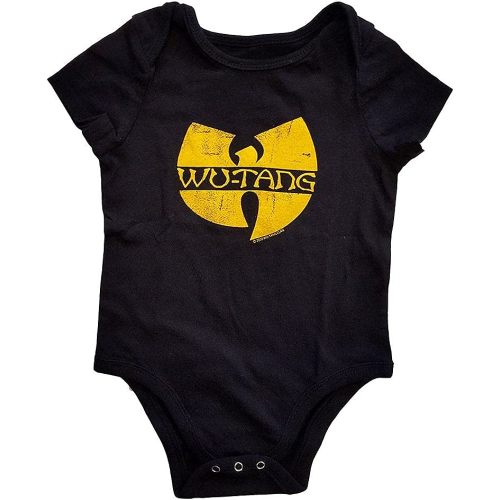 Wu-Tang Clan Kids Baby Grow: Logo - 24 Months - Black