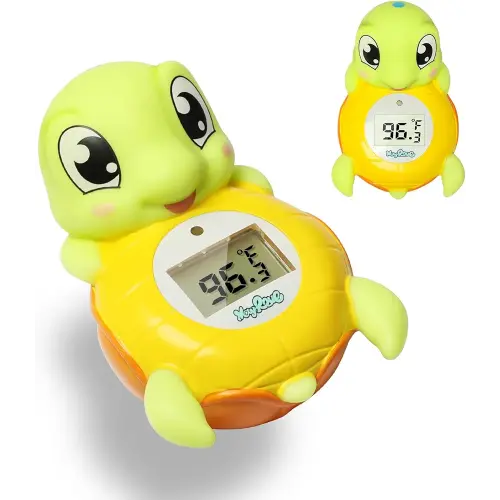 Backstroke Sea Turtle Baby Bath Thermometer,The Infant Baby Bath Floating Toy Safety Temperature Water Thermometer, BPA Free, New Baby Essentials
