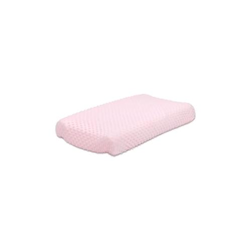 Little Haven Baby Change Pad Cover Velour Dot Elastic Fits Most Standard - Pink