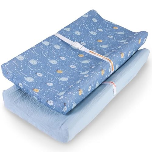 100% Muslin Changing Pad Cover Ultra Soft