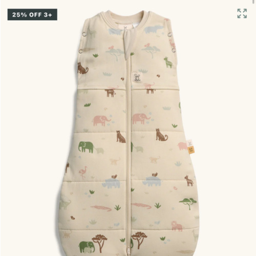 Cocoon Swaddle Bag 2.5 TOG Savannah – ergoPouch AU size 0-3 months