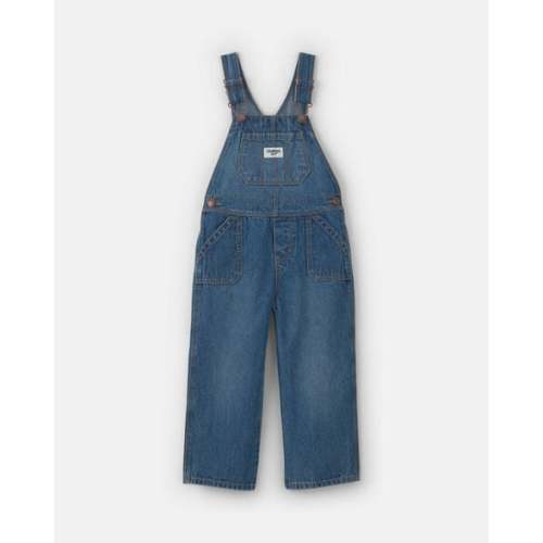 Toddler Girl Wide-Leg Overalls - Medium Wash - OshKosh B'gosh | Carter's