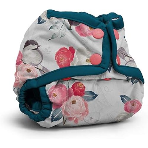 Kanga Care Rumparooz Double Leg Gusset Reusable Cloth Diaper Cover Newborn Snap | Lily 4-15 lbs