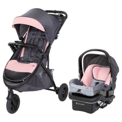 Baby Trend Tango All-Terrain EZ-Lift Plus Travel System - Ultra Pink: Infant Car Seat Compatible, One-Hand Fold, Rubber Tires