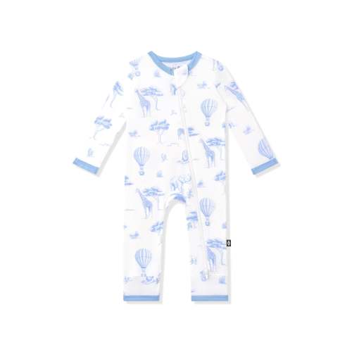 Zippered Romper in Toile Safari
