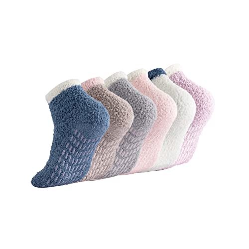 Breslatte Non Slip Hospital Socks with Grips for Women Grip Slipper Socks for Women Gifts