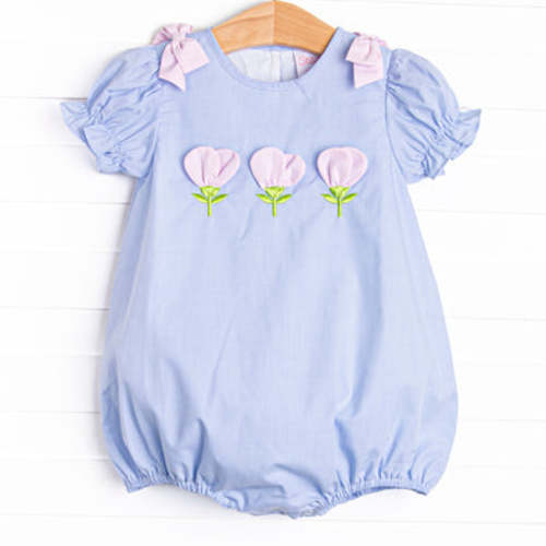 Blooming Love Applique Bubble, Blue – Stitchy Fish