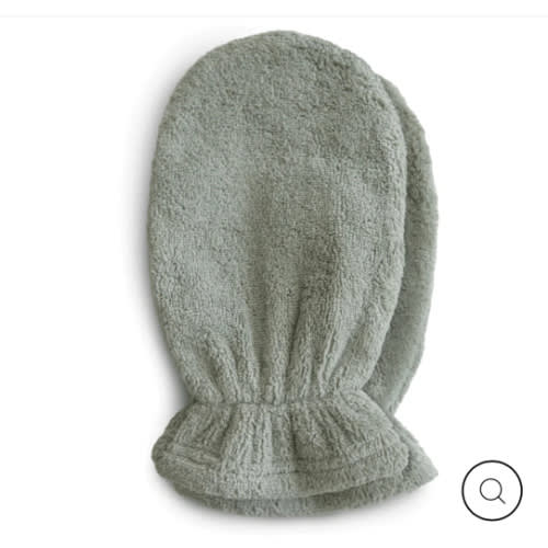 Mushie Organic Cotton Bath Mitt 2-Pack