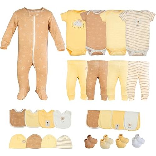 Baby Girl Clothes – 100% Cotton, Soft & Breathable Newborn Essentials and Gifts, Fits 3 to 6 Months