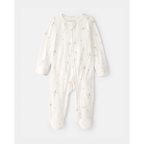 Baby Constellation 2-Way Zip PurelySoft Sleeper - Cream | Carter’s Oshkosh Canada